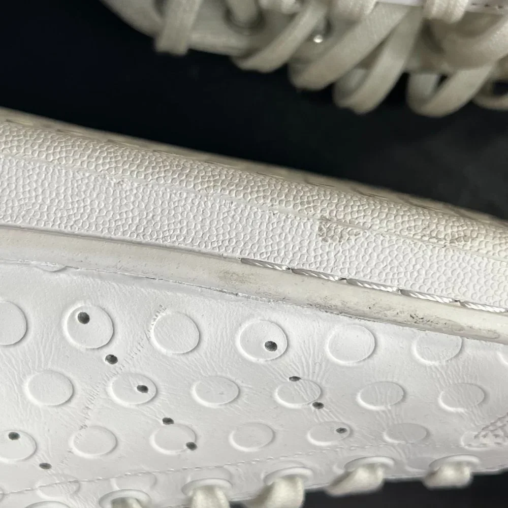 Adidas Stan Smith Green & White Embossed Polka Dot Sneakers - Picture 10 of 13